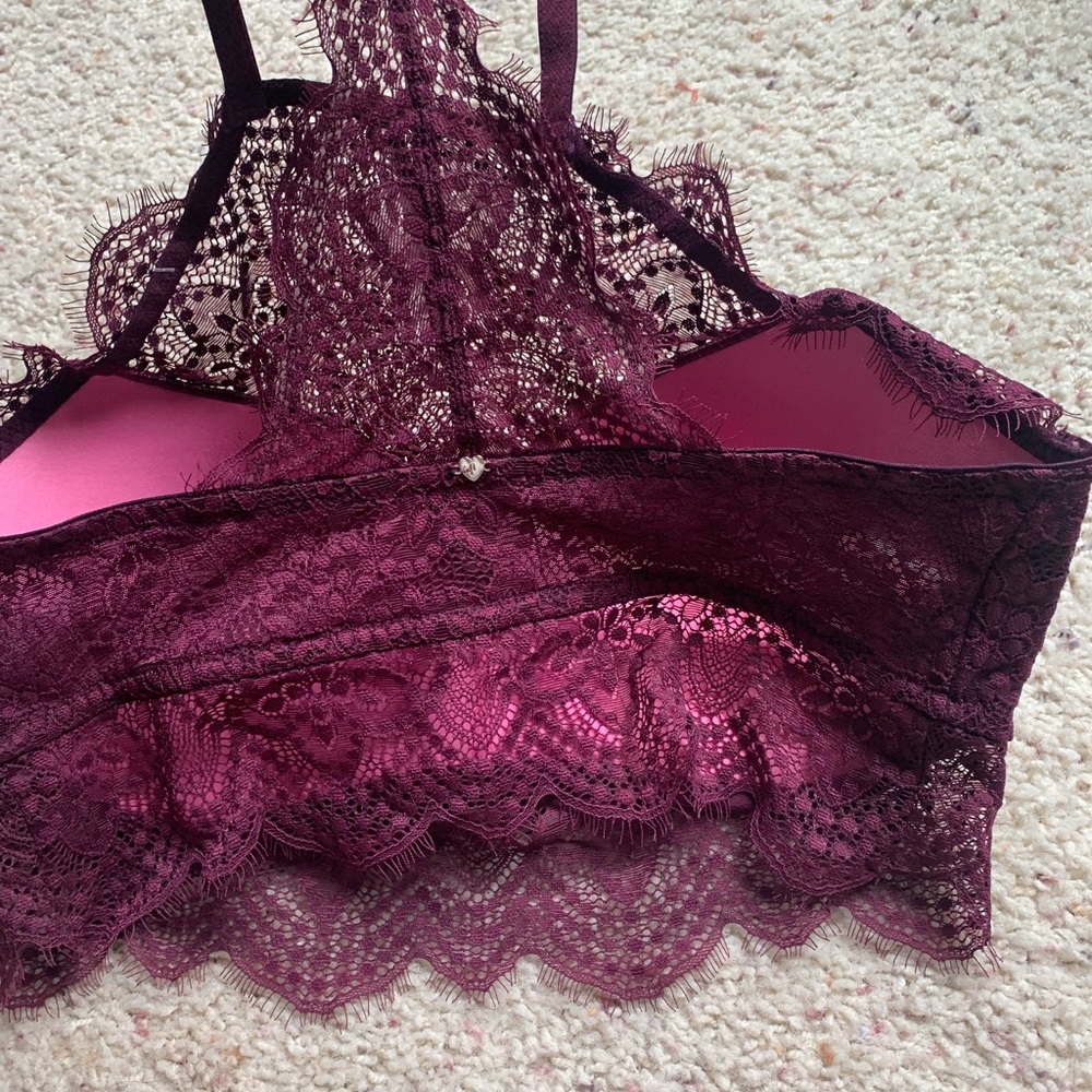 PINK lace push-up bralette - Picture 5 of 6